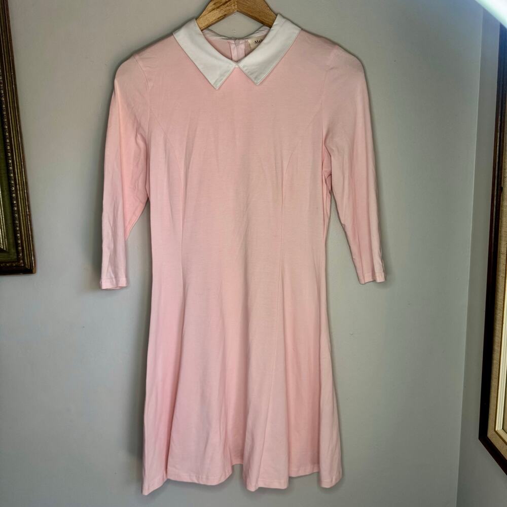 Melynnco Pink Eleven Cosplay Dress Stranger Things Peter Pan Collar